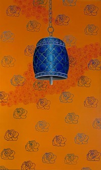 G. N. Qazi, Spiritual Sounds-5, 30 x 54 inch, Acrylic On Canvas, AC-GNQ-104